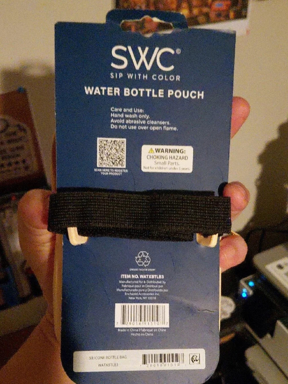 Water Bottle Pouch - Brown Boot Design with Western Stickers